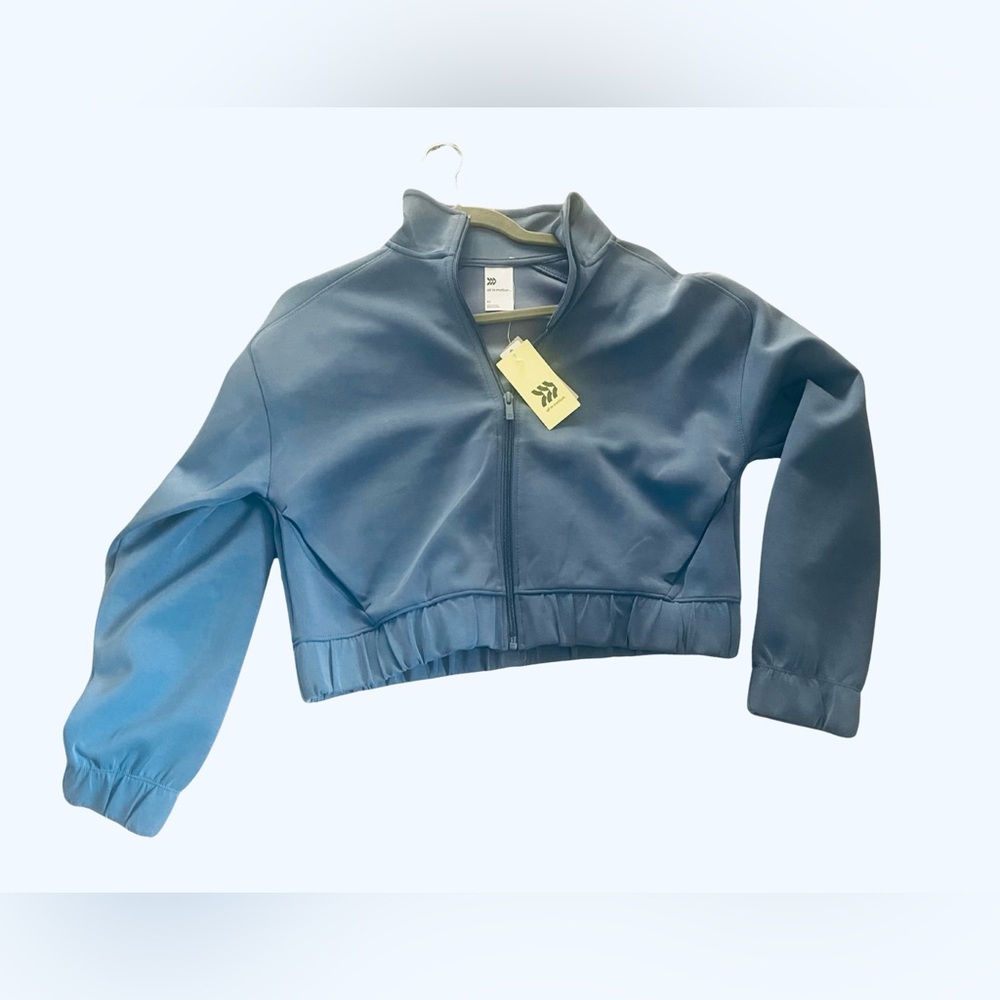 All in Motion Sky Blue Zip-Up Jacket